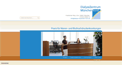 Desktop Screenshot of dialyse-muenchen-nord.de